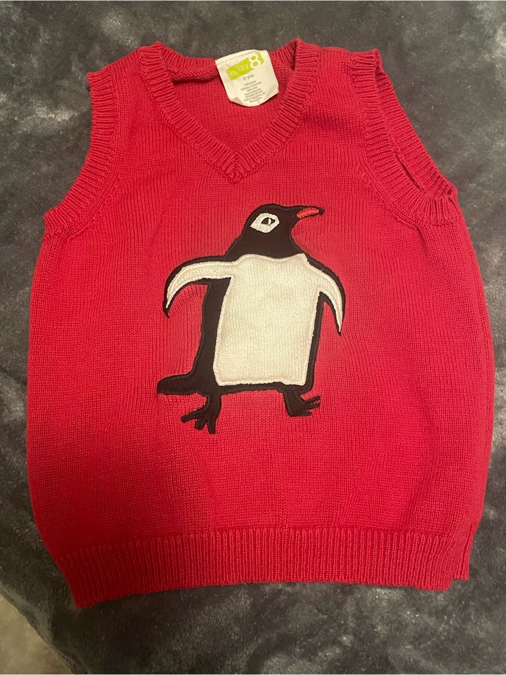 Crazy 8 Red Knit Vest
